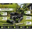 VITO - Scarificateur Thermique 5,4 CV – Scarificateur & Démousseur Pelouse 2000 m², Largeur 40cm, Réglable, Bac 45L VITO - vignette