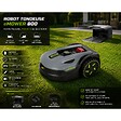 VITO - Robot Tondeuse sans fil 800m2 Brushless 3 Lames Coupe 180mm Retour station automatique Mulching VITO - vignette