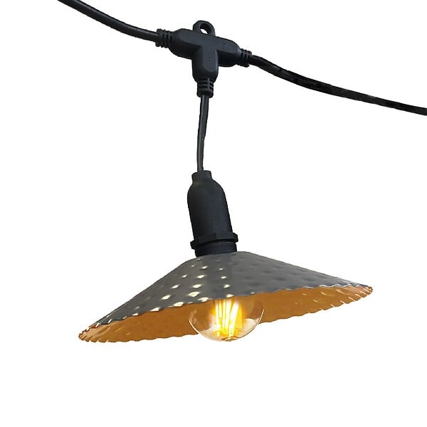 LUMISKY - Guirlande solaire MINI VINTY HYBRID 10 ampoules 6M - large