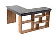 HABITAT ET JARDIN - Bureau d'étude en bois "Vesper" - 130 x 120 x 72 cm - AnthracitePin atlantique - vignette