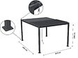 HABITAT ET JARDIN - Pergola bioclimatique autoportante avec lames orientables "Howard" - 3 x 4 m - Gris - vignette