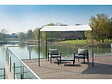 HABITAT ET JARDIN - Pergola inclinée en métal - 3 x 2,5 m - Beige - vignette