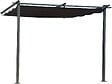 HABITAT ET JARDIN - Pergola adossée avec toit rétractable - 3 x 3 m - Gris anthracite - vignette