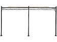 HABITAT ET JARDIN - Pergola tonnelle adossée en métal - 3 x 4 m - Beige - vignette