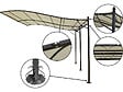 HABITAT ET JARDIN - Pergola tonnelle adossée en métal - 3 x 4 m - Beige - vignette