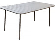 HABITAT ET JARDIN - Table jardin en métal "Bilbao" - 150 x 90 x 71 cm - Taupe - vignette