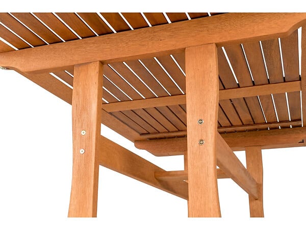 HABITAT ET JARDIN - Table de jardin "Osaka" - 180 x 90 cm - Bois naturel - large