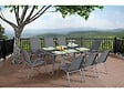 HABITAT ET JARDIN - Table de jardin "Cordoba" - Phoenix - 8 places - Argenté - vignette