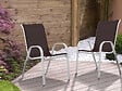 HABITAT ET JARDIN - Fauteuil jardin Textilène "Cordoba" - Phoenix - Taupe - Lot de 2 - vignette