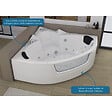 DISTRIBAIN - Baignoire balnéo Maeva S 30 jets Whirlpool - vignette