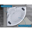 DISTRIBAIN - Baignoire balnéo Sentosa 39 jets Whirlpool - vignette