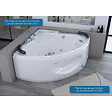 DISTRIBAIN - Baignoire balnéo Lisbonne 34 jets Whirlpool - vignette