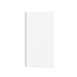 AURLANE - Pare baignoire Rabattable 70x130cm - Profilé Blanc Mat - Verre Trempé 4mm - ELEMENTARY - vignette