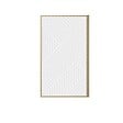 AURLANE - Pare baignoire pivotant 140x80 cm HINATA - style Japandi géométrique - Cadre effet bois - Verre 5 mm - vignette