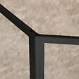 AURLANE - Pare baignoire avec Volet Pivotant 70+30x130cm - Finition Noir Mat - DARK CONTOURING SCREEN - vignette