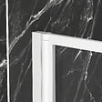 AURLANE - Pare baignoire rabattable 75x130cm - Finition Blanc - WHITE CONTOURING SCREEN - vignette