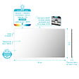 AURLANE - Miroir salle de bain avec eclairage LED - 120x70cm - GO LED - vignette