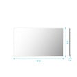 AURLANE - Miroir salle de bain avec eclairage LED - 120x70cm - GO LED - vignette