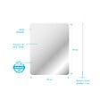 AURLANE - Miroir salle de bain - 60x80cm - GO - vignette