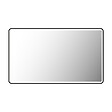 AURLANE - Miroir salle de bain avec eclairage LED et contour noir - 120x70cm - GO BLACK LED - vignette