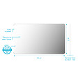 AURLANE - Miroir salle de bain - 120x70cm - GO - vignette