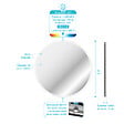 AURLANE - Miroir salle de bain rond avec eclairage LED - Diamètre 70cm - GO LED - vignette