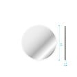 AURLANE - Miroir salle de bain rond avec eclairage LED - Diamètre 70cm - GO LED - vignette