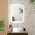AURLANE - Miroir salle de bain avec eclairage LED - 50x70cm - GO LED - vignette