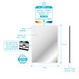 AURLANE - Miroir salle de bain avec eclairage LED - 50x70cm - GO LED - vignette