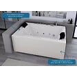 DISTRIBAIN - Baignoire balnéo Elle&Lui 40 jets Whirlpool - vignette