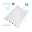 AURLANE - Receveur en acrylique Blanc Effet Pierre 90x120x4 cm + Grilles Linéaires Chrome et Blanche Mate - vignette