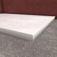 AURLANE - Receveur de douche Blanc Effet Pierre 90x120 cm et Grille décor Perforée en Inox - vignette