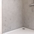 AURLANE - Pack de 2 Panneaux Muraux Pierre Light Grey 90x210 cm avec Profilés ANODISE BRILLANT - STONE'IT - vignette