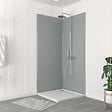 AURLANE - Pack 2 Panneaux muraux Silver 90x210cm avec Profilés Chrome - WALL'IT - vignette