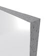 AURLANE - LOT de 2 Panneaux Muraux Aluminium BLANC 90+120x210 cm avec Profilés NOIR MAT - WALL'IT - vignette