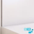 AURLANE - LOT de 3 Panneaux Muraux pour salle de bains en Aluminium Blanc - 120x210cm - WALL'IT - vignette