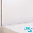 AURLANE - LOT de 5 Panneaux Muraux pour salle de bains en Aluminium Blanc - 120x210cm - WALL'IT - vignette