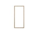 AURLANE - Paroi de retour 90x200cm - Profilés Aluminium effet Bois - Verre Trempé 6mm - WOOD CRUSH - vignette
