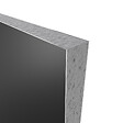 AURLANE - Pack de 2 Panneaux Muraux Aluminium NOIR 90+90x210 cm avec Profilés ANODISE BRILLANT - WALL'IT - vignette