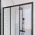 AURLANE - Paroi retour pour porte de douche - 90x200 cm - CRUSHX RETOUR 90CM - vignette