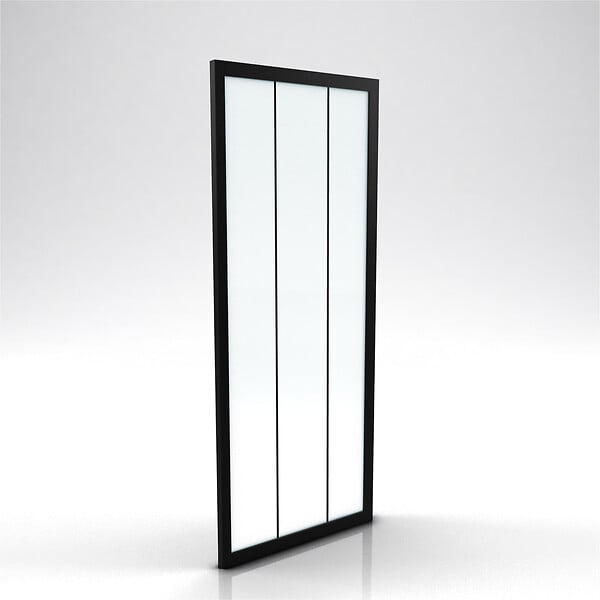 AURLANE - Paroi retour pour porte de douche - 90x200 cm - CRUSHX RETOUR 90CM - large