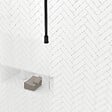 AURLANE - Paroi de Douche 120x200cm Verre Transparent - Profilé + Barre Plafond Noire - FREEDOM 2 BLACK - vignette