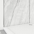 AURLANE - Pack de 2 Panneaux Muraux Pierre Artic Storm 90+90x210 cm avec Profilés NOIR MAT - STONE'IT - vignette