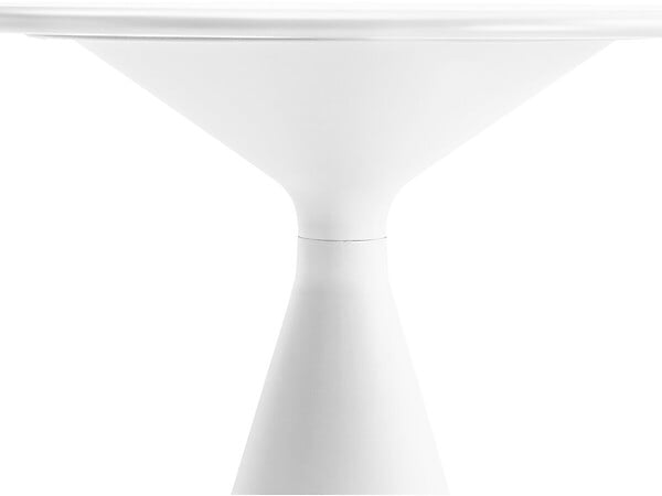 HABITAT ET JARDIN - Table haute bistro de jardin ⌀80 cm "Néora" - Blanc - large