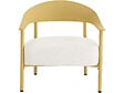 HABITAT ET JARDIN - Lot de 2 fauteuils de jardin en plastique et métal "Céora" - Jaune - vignette