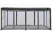 HABITAT ET JARDIN - Rideau pour pergola bioclimatique "Kensington" - 3 x 6 m - Gris - vignette