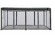 HABITAT ET JARDIN - Rideau pour pergola bioclimatique "Kensington" - 3 x 5 m - Gris - vignette