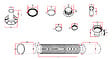 AURLANE - Bonde Diamètre 90 mm pour receveur - Capot Chrome - Evacuation Horizontale - vignette