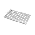 AURLANE - Grille rainurée en inox pour receveur - 20.15x12.3x0.55cm - ROCK 2 GRID LINE - vignette