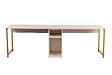 HABITAT ET JARDIN - Bureau en bois "Twin Study Desk" - 240 x 60 x 74 cm - TravertinOr - vignette